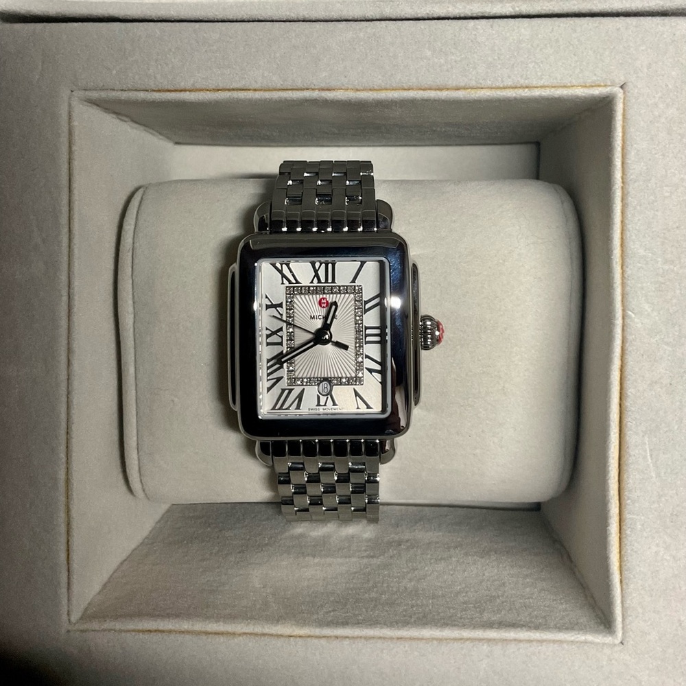 Michele Madison Deco watch. New in box.